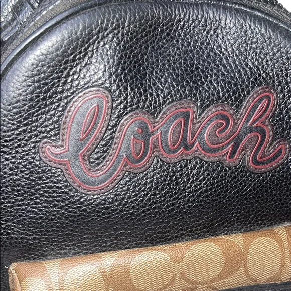 Coach Dark Brown and Tan Signature Backpack Limited Edition - Picture 2 of 12